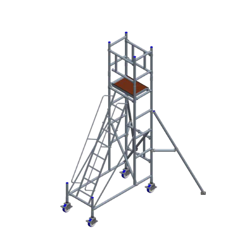 Access Ladder Podium Aluminium Scaffolding