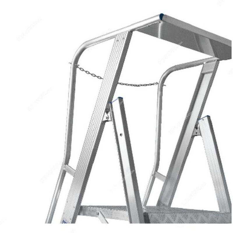 Rolling Warehouse Aluminium Ladder - Image 3