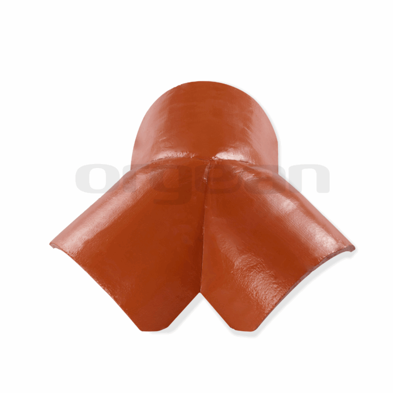 3-Way Concrete Roof Junction Tile