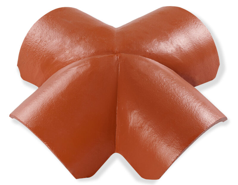 4-Way Concrete Roof Junction Tile