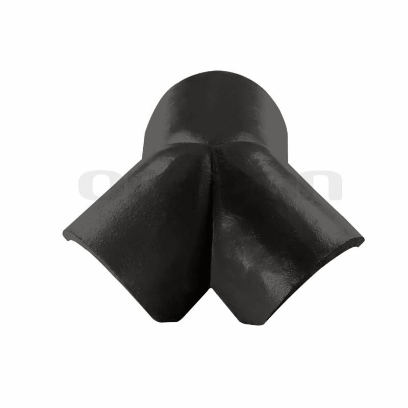 3-Way Concrete Roof Junction Tile