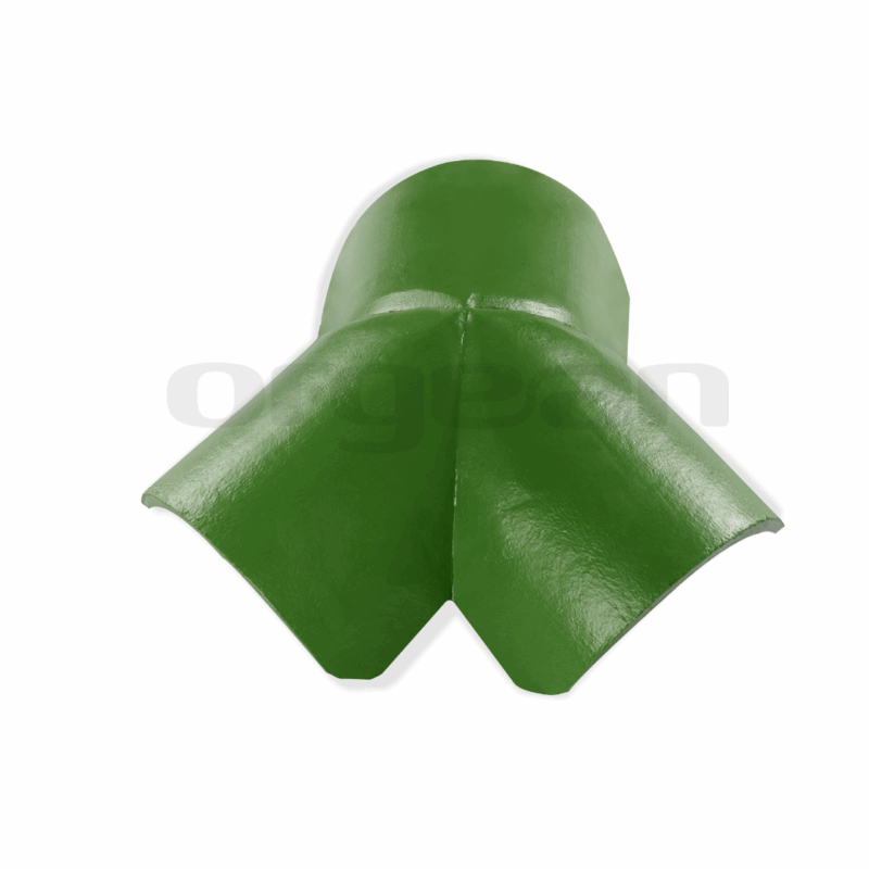 3-Way Concrete Roof Junction Tile