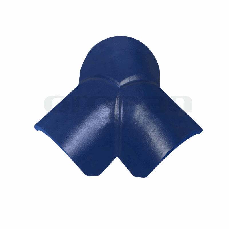 3-Way Concrete Roof Junction Tile