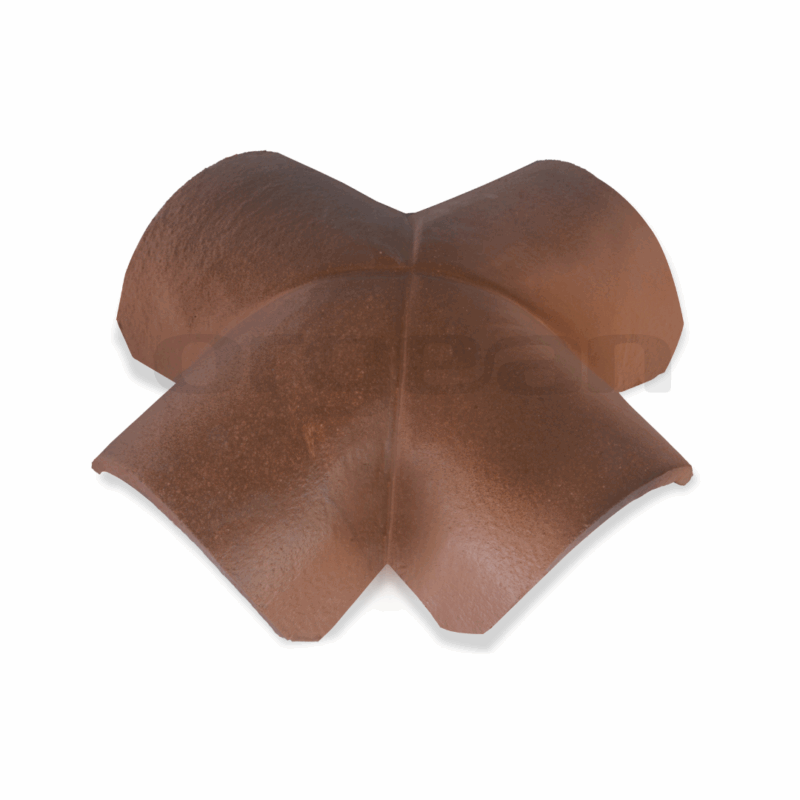 4-Way Concrete Roof Junction Tile
