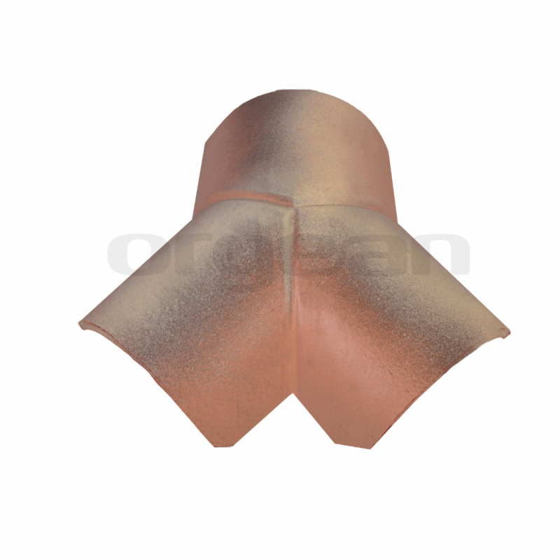 3-Way Concrete Roof Junction Tile